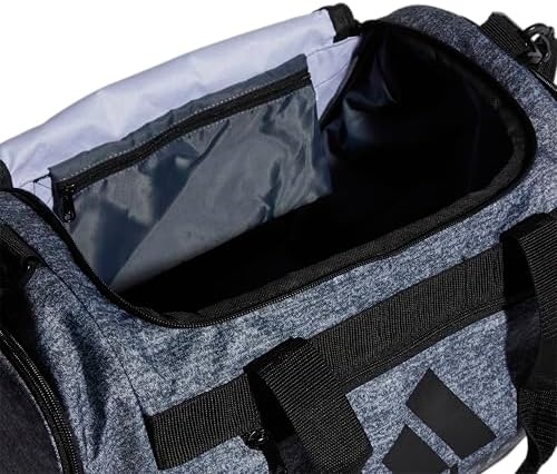 adidas Unisex Defender 4.0 Gym Duffel Bag for Men and Women, Jersey Onix Grey/Black, Small (38L)