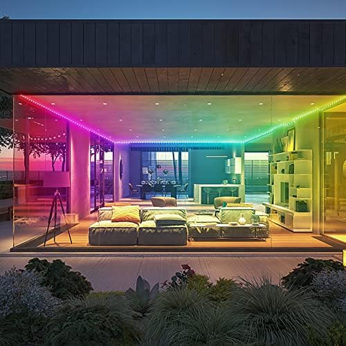 DAYBETTER Led Strip Lights 200 ft (2 Rolls of 100 ft) Ultra Long Smart Light Strips with App Voice Control Remote, RGB Music Sync Color Changing Lights for Bedroom, Kitchen, Party,Home Decoration