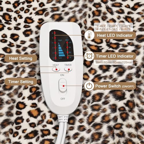 Heating Pad,Electric Heating Pads for Back,Hot Heated Pad for Abdomen,Shoulder,Knee,Multiple Temp and Auto Shut Off