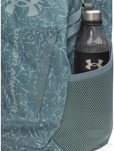 Under Armour Unisex Hustle 6.0 Backpack, (587) Jasper Blue/Jasper Blue/Serpentine, One Size Fits Most