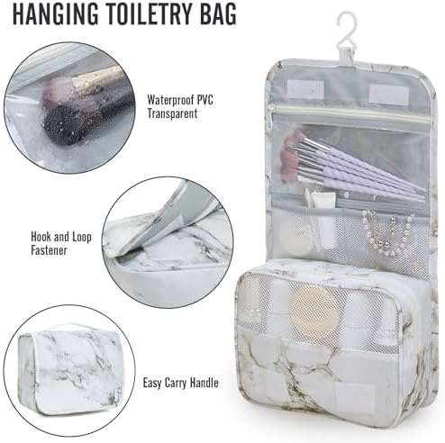 Veken 10 Set Packing Cubes for Travel Essential, Suitcase Organizer Bags in 4 Sizes, Carry-On Luggage Accessories with Large Laundry & Hanging Toiletry Bag, Must-Have for Airplane, Road Trip & Camping