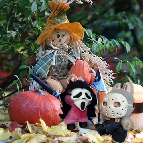 Two Sets Of 17cm Doll Clothes For Halloween Scary Mask Doll Accessories Cute Halloween Costumes For Dolls Create The Cutest 17cm Fashion Doll For Halloween