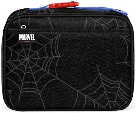 Simple Modern Marvel Kids Lunch Box for School | Reusable Insulated Lunch Bag for Toddler, Girl, and Boy | Meal Containers with Exterior & Interior Pockets | Hadley Collection | Spidey Kid