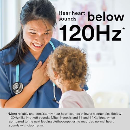 3M Littmann Classic III Monitoring Stethoscope, 5910C, More Than 2X as Loud, Weighs Less, 27" Champagne Rose Satin-Finish Tube for Added Comfort, Flexibility and Cleanability