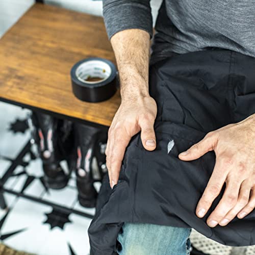 Duck Color Duct Tape 3-Pack, 1.88 Inches x 30 Yards, 90 Yards Total, 3-Roll Pack, Black, 3 Piece (242913)