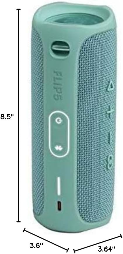 JBL FLIP 5 Waterproof Portable Bluetooth Speaker - Teal (Renewed)