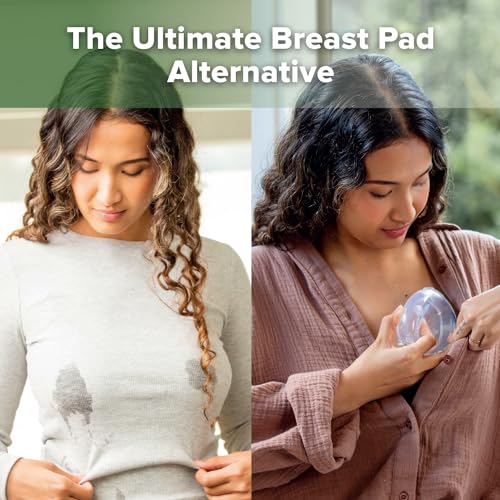 haakaa Ladybug Milk Collector Breast Milk Saver Breast Shell for Breastfeeding, Collect Breastmilk Leaks, Skin-Friendly and Easy to Wear (1.4oz/40ml,1PC)