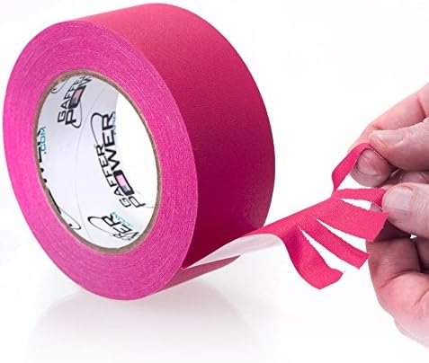 Gaffer Power Real Professional Grade Gaffer Tape, Made in The USA, | Durable, Versatile | Weather Resistant | Leaves No Residue | Fluorescent Pink Tape, 2 in x 30 Yds