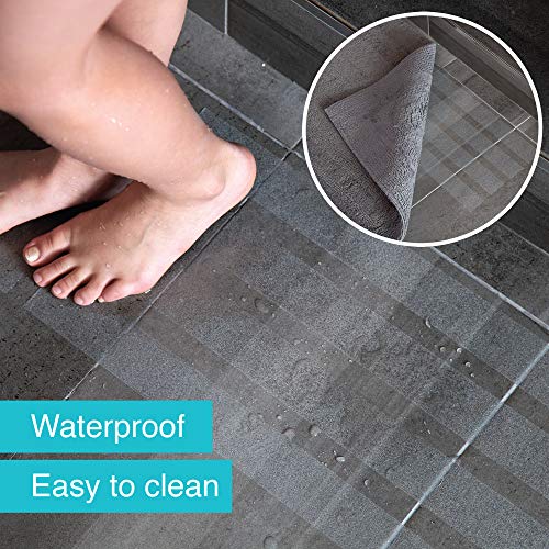 LifeGrip Transparent Anti Slip Tape, 4 inch by 40 feet, Non-Slip Traction Grip Tape to Tubs, Boats, Stairs, Clear, Soft, Comfortable for Bare feet (4" X 40' Tape)