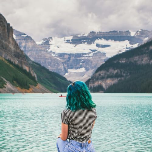 ARCTIC FOX Vegan and Cruelty-Free Semi-Permanent Hair Color Dye (8 Fl Oz, IRIS GREEN)