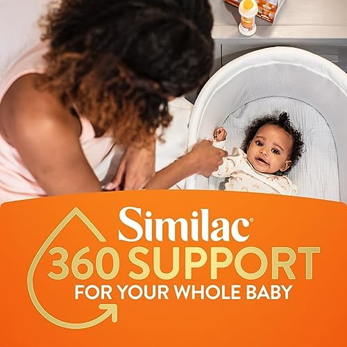 Similac 360 Total Care Sensitive Infant Formula for Fussiness & Gas Due to Lactose Sensitivity, Has 5 HMO Prebiotics, Non-GMO, Baby Formula, Ready to Feed, 2-fl-oz Bottle, Pack of 48
