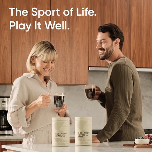 Sports Research Collagen Peptides for Women & Men, Unflavored, 16 oz., Hydrolyzed Type 1 & 3 Collagen Powder Protein Supplement for Healthy Skin, Nails, Bones & Joints