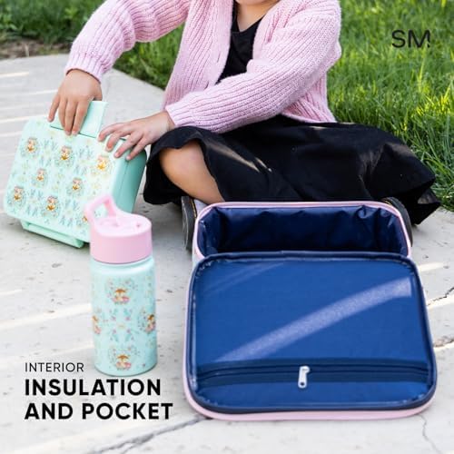 Simple Modern Marvel Kids Lunch Box for School | Reusable Insulated Lunch Bag for Toddler, Girl, and Boy | Meal Containers with Exterior & Interior Pockets | Hadley Collection | Spidey Kid