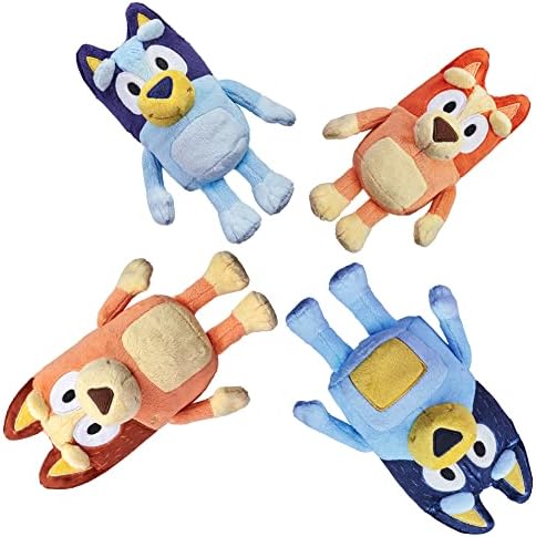 Bluey Heeler Family Plush Set 4 Plush 7-8" Figures | Amazon Exclusive