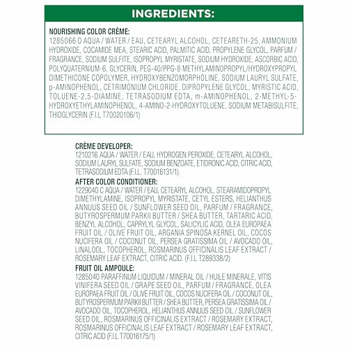 Garnier Hair Color Nutrisse Nourishing Creme, 53 Medium Golden Brown (Chestnut) Permanent Hair Dye, 2 Count (Packaging May Vary)