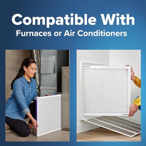Filtrete 18x24x1 AC Furnace Air Filter, MERV 12, MPR 1500, CERTIFIED asthma & allergy friendly, 3 Month Pleated 1-Inch Electrostatic Air Cleaning Filter, 2-Pack (Actual Size 17.81x23.81x0.78 in)