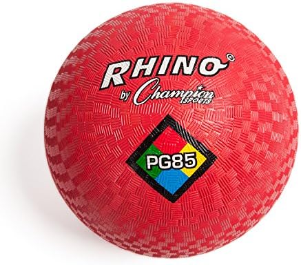 Champion Sports Playground Balls – Single Balls & Sets, Multiple Colors, Durable Nylon-Wound Construction for Kickball & Indoor/Outdoor Play