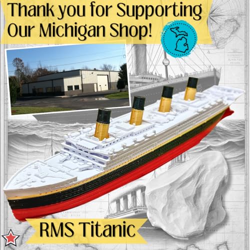 Titanic Bath Boat And Pool Toy By TitanicToyCo, RMS Titanic Toys For Kids, Historically Accurate Titanic Toy, Titanic Ship, Titanic Cake Topper, Titanic Figurine, Titanic Boat, Titanic Replica