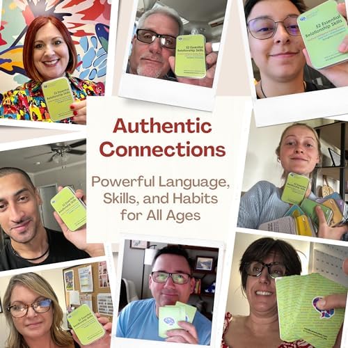 52 Essential Emotional Intelligence Training - Relationship Skills Card Game for Empathy, Trust Building Activities, Conversation Starters, Team Icebreaker Tools - by Harvard Researcher