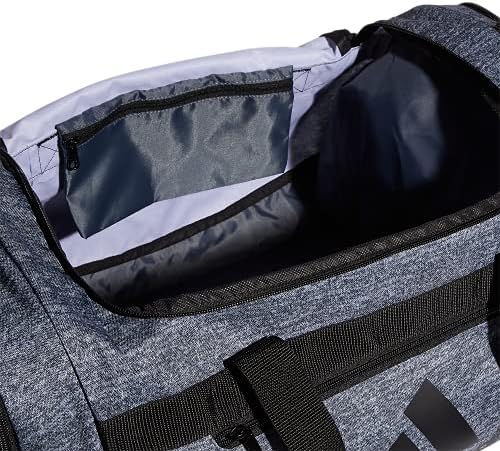 adidas Unisex Defender 4.0 Gym Duffel Bag for Men and Women, Jersey Onix Grey/Black, Medium (66L)