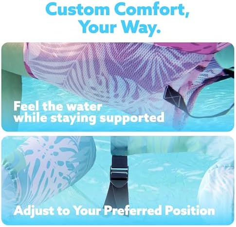 SLOOSH Inflatable Pool Floats Adult,2 Packs Floating Lounge Chairs,Blow up Pool Noodles for Adult Heavy Duty,Floating Chair for Party Summer Water Beach Lake Fun