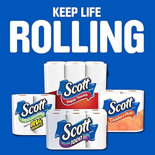 Scott Rapid-Dissolving Toilet Paper, Bath Tissue for RV & Boats , 4ct packs X 12= 48 rolls