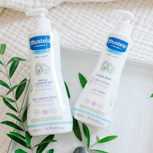 Mustela Hydra Bebe Body Lotion - Daily Moisturizing Baby Lotion with Natural Avocado, Jojoba & Sunflower Oil – Various Sizes