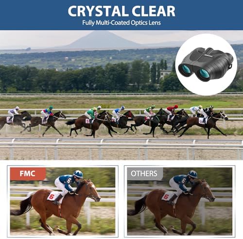 Binoculars 15x25 for Adults,Waterproof Durable & Clear Binoculars with Low Light Night Vision for Sightseeing,Concerts and Bird Watching