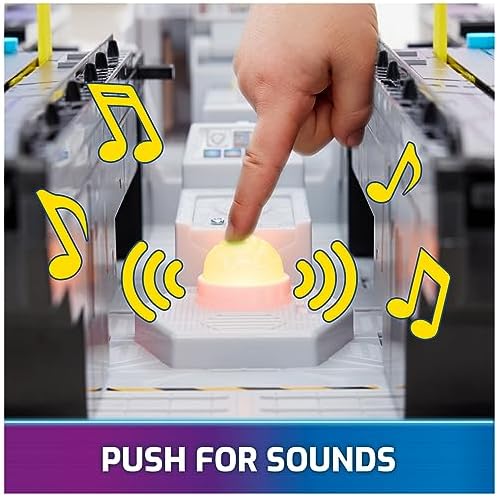 PAW Patrol: The Mighty Movie, Aircraft Carrier HQ, with Chase Action Figure and Mighty Pups Cruiser, Kids Toys for Boys & Girls 3+