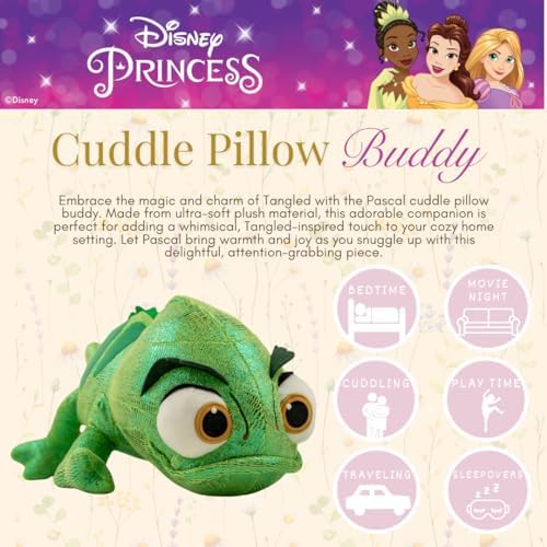Franco Kids Bedding Super Soft Plush, Standard, Tangled Pascal The Chameleon