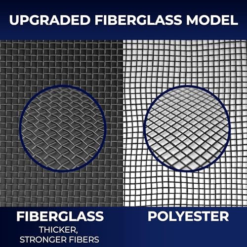 Upgraded Magnetic Screen Door - Bugs Out, Breeze in - 9min Install Auto-Sealing Heavy Duty Double Stitched Mesh, 52 Magnets, Hands Free Patio Door Net, Pet & Kid Friendly, 38 x 82 Inch, Flux Phenom