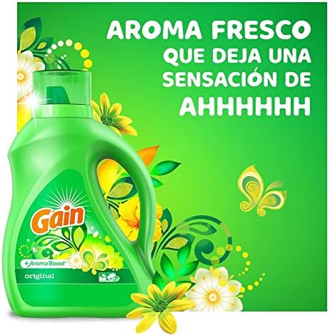 Gain + Aroma Boost Liquid Laundry Detergent, Original Scent, 78 Loads, 113 fl oz, HE Compatible (Pack of 2)