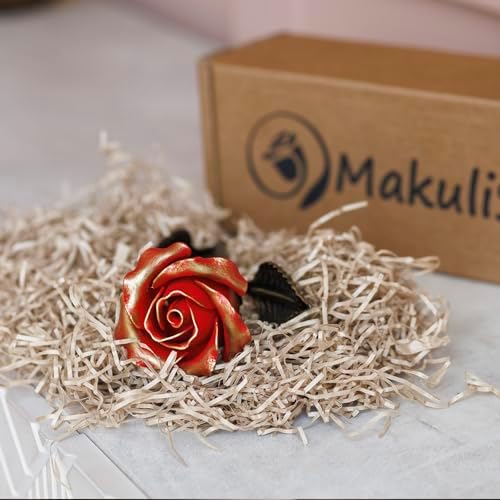 Hand Forged Wrought Iron Rose - Romantic Metal Gift of Everlasting Love - 6th Year Wedding Anniversary Surprise for Her