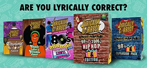 Lyrically Correct Revival Music Trivia Card Game - The Gospel Edition - Finish The Lyrics Challenge, Fun for Adults, Party or Family Night