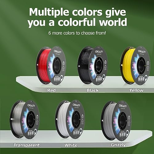 Official CREALITY PETG 3D Printer Filament 1.75mm 1KG (2.2lbs), High Precision Strong Toughness, Odorless Better Flow Moistureproof 3D Printing Ender Filament (Blue)