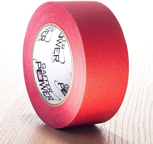 Gaffer Power Real Professional Premium Grade Gaffer Tape Made in The USA | No Residue Heavy Duty Gaffer's Tape | Floor Markings | Labelling |RED 2 in X 30 Yds