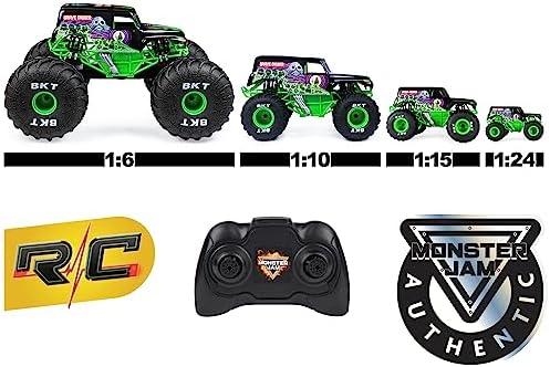 Monster Jam, Official El Toro Loco Remote Control Monster Truck for Boys and Girls, 1:24 Scale, 2.4 GHz, Kids Toys for Ages 4 and Up
