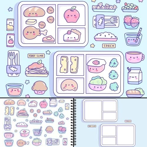 CUPKIN My First Trip Sticker + Coloring Book (500+ Stickers & 12 Scenes) Side by Side Activity Book Design, Fun Toddler Travel Essential Sticker Books for Kids 2-4, Great for Older Boys & Girls
