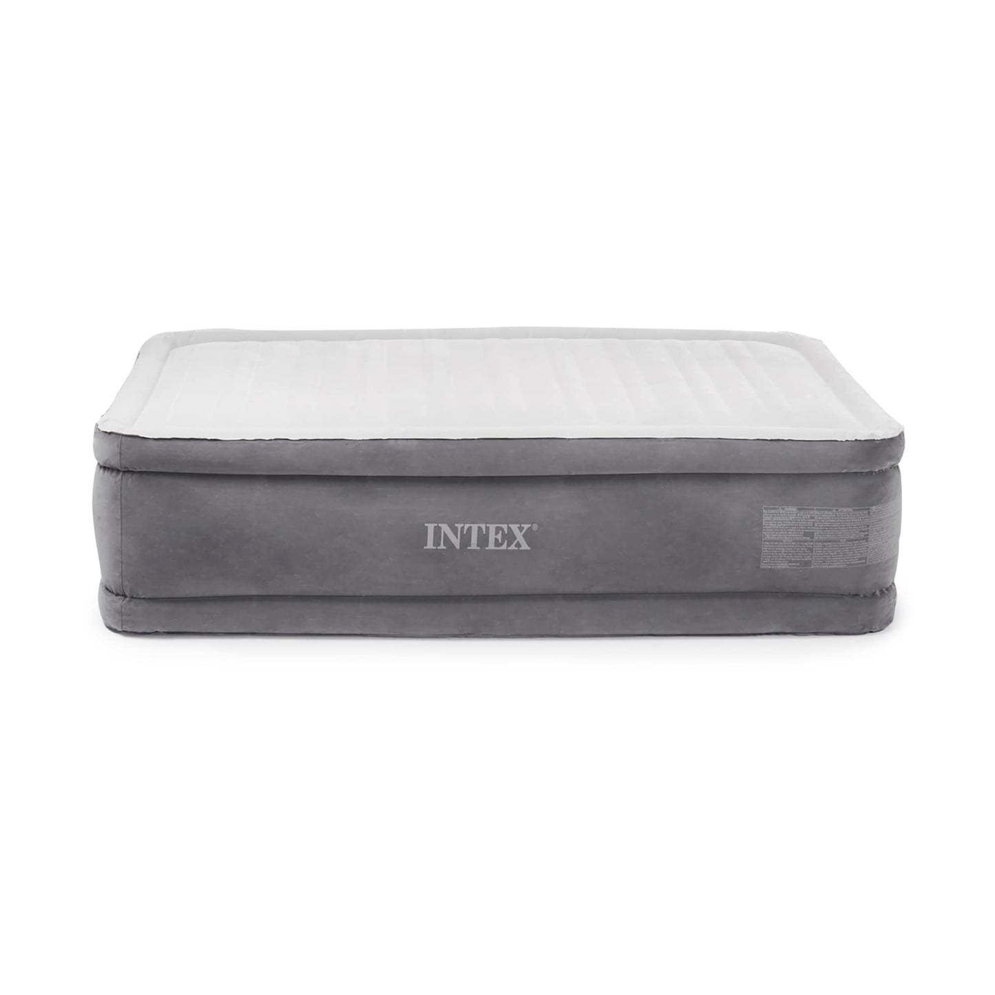 Intex Comfort Plush Elevated Dura-Beam Airbed with Internal Electric Pump, Bed Height 18", Twin