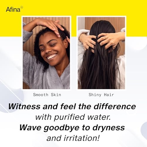 Afina Replacement Filter for Afina Filtered Showerhead & Shower Filter - High Pressure Shower - Reduces Dry Itchy Skin, Dandruff, Eczema, and Dramatically Improves The Condition of Your Skin and Hair