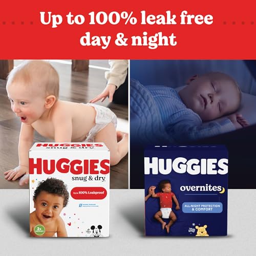 Huggies Size 2 Diapers, Snug & Dry Baby Diapers, Size 2 (12-18 lbs), 222 Count (3 Packs of 74), Packaging May Vary