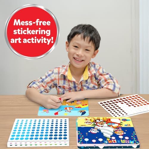 Skillmatics Dot It Sticker Art - PAW Patrol, Mess-Free Fun for Kids, 500+ Stickers, Craft Kits, DIY Scrapbooking Activity, Travel Toys, Gifts for Boys & Girls Ages 3, 4, 5, 6, 7