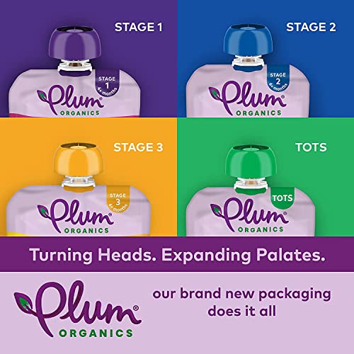 Plum Organics Stage 4 Variety Pack – Toddler’s Taste Adventure & Sunrise Pack – Mighty 4 & Mighty Morning Organic Fruit & Veggie Pouches – 4 oz Pouch, Pack of 18 (Amazon Exclusive)