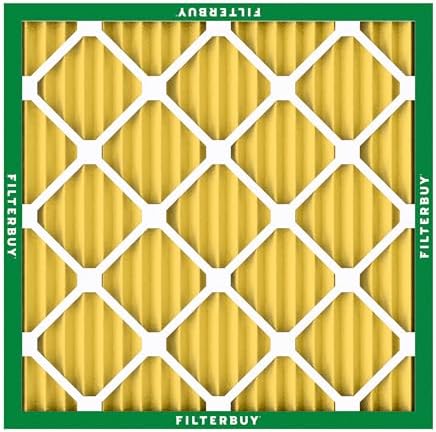 Filterbuy 20x20x1 Air Filter MERV 11 Allergen Defense (6-Pack), Pleated HVAC AC Furnace Air Filters Replacement (Actual Size: 19.50 x 19.50 x 0.75 Inches)