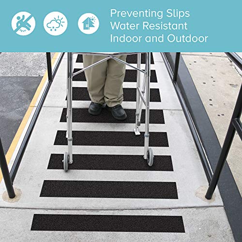Anti Slip Traction Tape, 6 Inch x 30 Foot - Best Grip, Friction, Abrasive Adhesive for Stairs, Tread Step, Indoor, Outdoor (6" X 30')