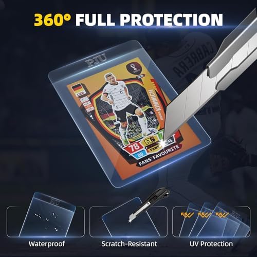 1000ct Semi Rigid Card Holders & 1000ct Card Sleeves for PSA, SGC, BGS, CSG Graded Card Submissions, Semi Rigid Card Sleeves, Baseball Card Protectors, PSA Graded Card Sleeve for Trading Card