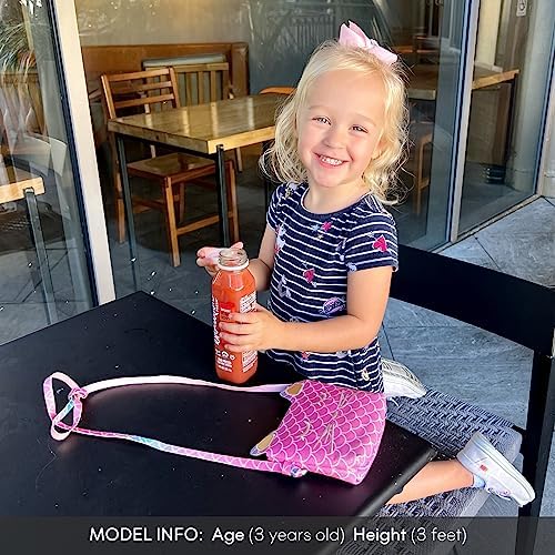 mibasies Purse for Little Girls Dress Up Jewelry Pretend Play Kids Accessories Mermaid Gifts