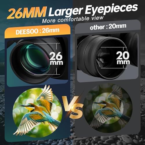 20x52 Binoculars for Adults High Powered - HD Large View Binoculars with Low Light Vision - Professional Binocular for Bird Watching Hunting Travel Cruise Outdoor Sports with Carrying Bag