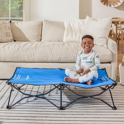 Regalo My Cot® Portable Toddler Bed, Royal Blue , 48x24x9 Inch (Pack of 1)