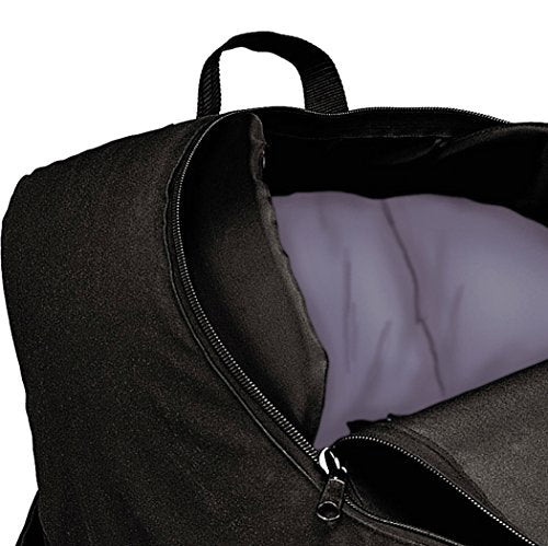 J.L. Childress Padded Backpack Car Seat Bag - Travel Bag for Airplane, Fits Most Baby & Infant Car Seats, Boosters, & Carriers, Accessories for Gate or Baggage Check, AirTag Compatible - Deluxe, Black